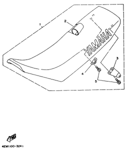 YZ250 Сиденье