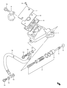 GSX-R1100 Сцепление cylinder