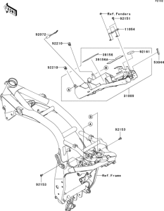 ZR750 Короб для АКБ