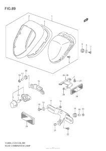 VZ800 Rear Combination Lamp (Vl800  E28)