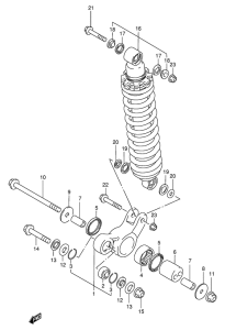 DR200 Втулки заднего рычага