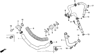 NT650 Патрубки охлаждения