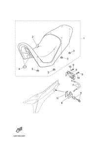 BT1100 Сиденье