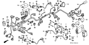 VFR750F Harness wire