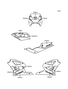 ZX400 Наклейки