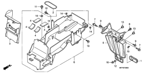 CB1300S Заднее крыло