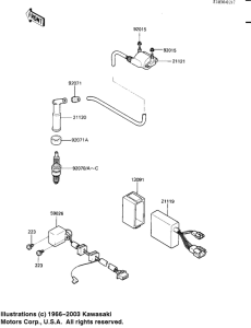 KL250 Система зажигания