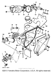 XT125KC Впускная система