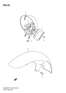 VS1400 Переднее крыло
