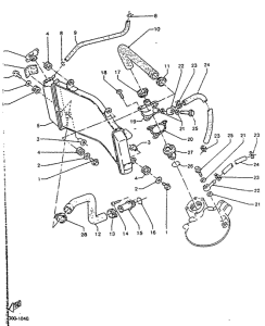 TZR125R Radiator. hose