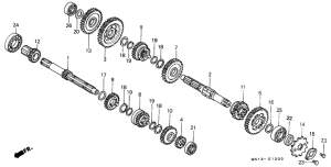 XR80R Трансмиссия