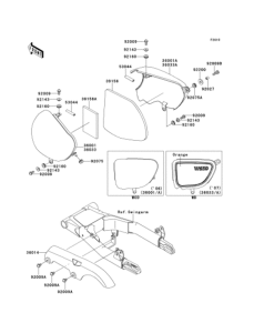 EJ650 Боковые обтекатели