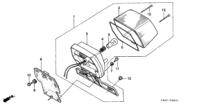 C50 Taillight unit ass`y