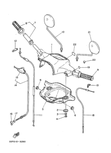 T50B ｽﾃｱﾘﾝｸﾞﾊﾝﾄﾞﾙ･ｹｰﾌﾞﾙ