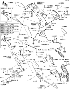ZX1000 Cowling lowers(1 / 2)