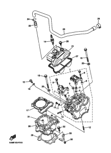 WR250F Цилиндр