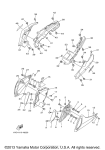 FZ09ECGY Боковые обтекатели