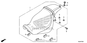 VT750C2B Сидение