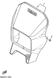 DT125E Обтекатель 1