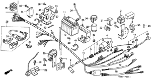 C50 Wire harness / battery