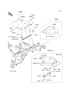 EX250 Сиденье