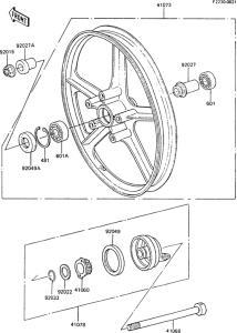 AR50 Переднее колесо