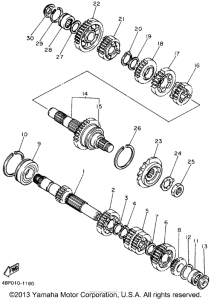 XJ600SF Трансмиссия
