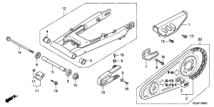 CRF80F Маятник