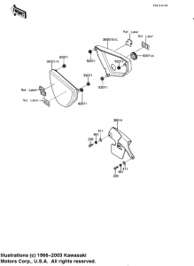 KE175 Крышка боковая / защита цепи