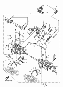 FJR1300A Впускная система 2