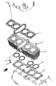 XS1100 Цилиндры