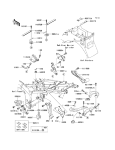 ZX600 Короб для АКБ
