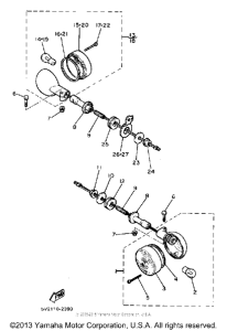 XJ650RJ Поворотники