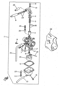 CW50RSX Карбюратор