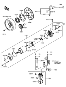 ZR1000 スタータモータ