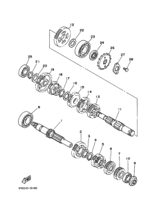 AG200 Мост ведущий комплект