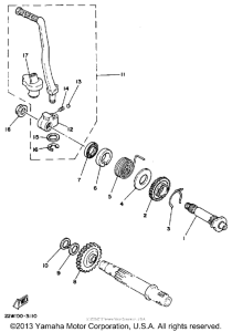 YZ80U Стартер