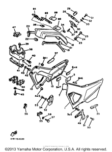 XVZ12DKC2 Боковые обтекатели