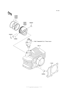 AN112 Цилиндр и поршни