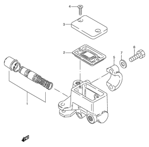 RG80 Передний тормозной цилиндр
