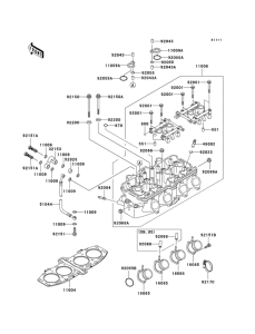 ZX600 Головка цилиндров
