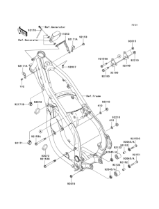  Рама ,крепежные детали