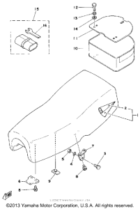 IT250F Сиденье