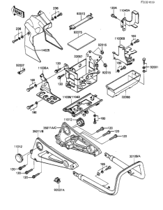 KZ1100 Battery case / tool case