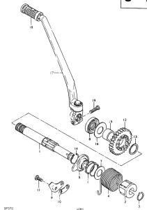 SP370 Ножной стартер