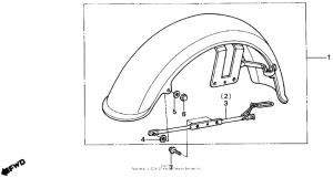 VT700C Переднее крыло