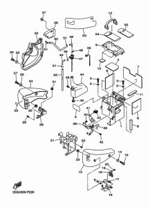 XVS1300CU Боковые обтекатели