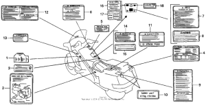 PC800 Лейбл предостережения