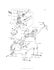 EX650 Главный тормозной цилиндр