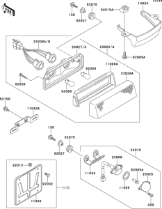 EX500 Tail lamp(1 / 2)